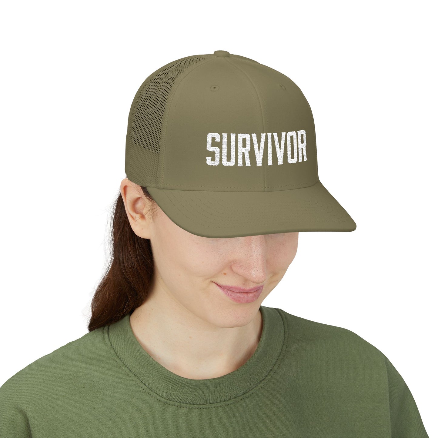 Survivor (White) Richardson Trucker Hat