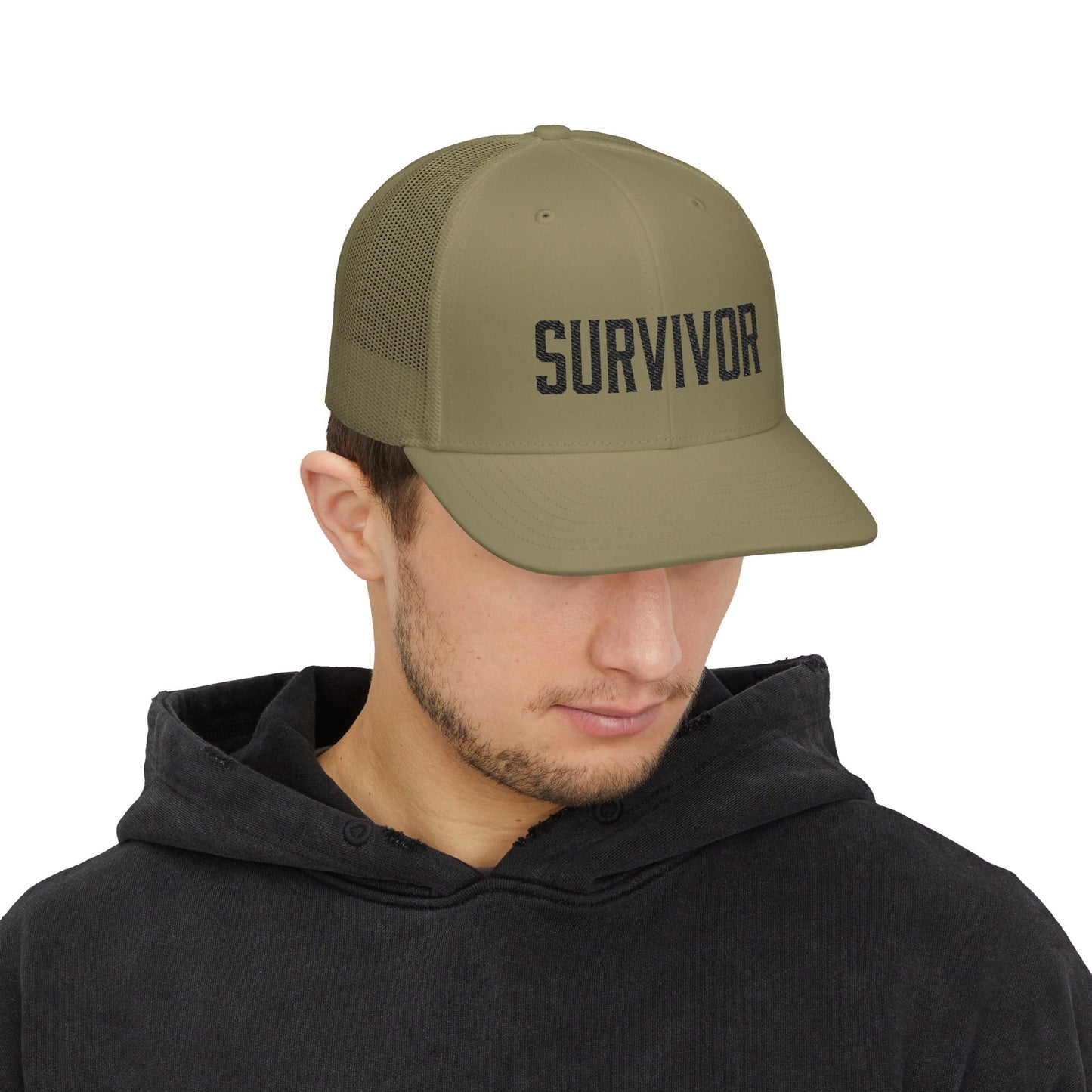 Survivor (Black) Richardson Trucker Hat
