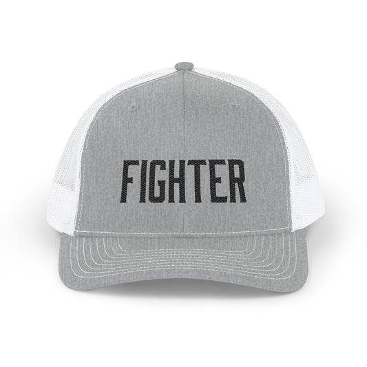 Fighter (Black) Richardson Trucker Hat