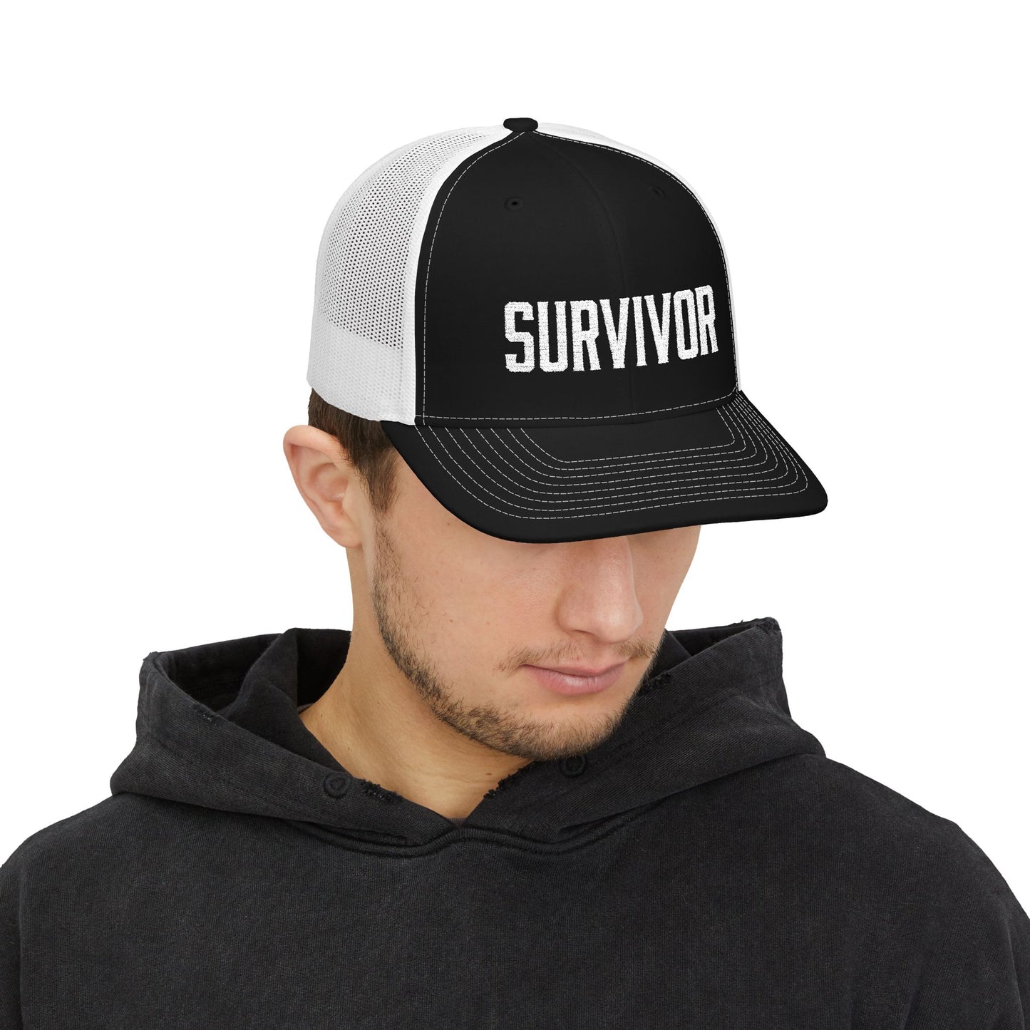 Survivor (White) Richardson Trucker Hat