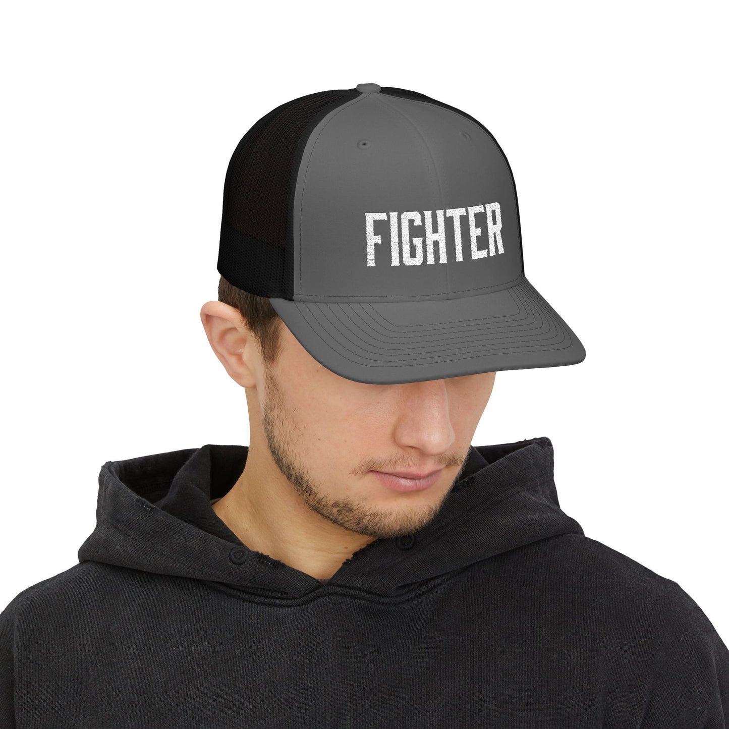 Fighter (White) Richardson Trucker Hat
