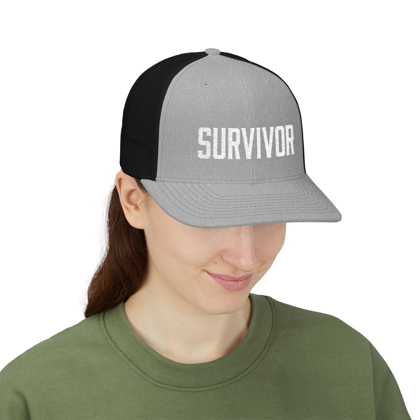 Survivor (White) Richardson Trucker Hat