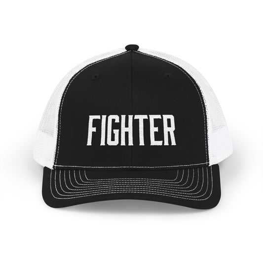 Fighter (White) Richardson Trucker Hat