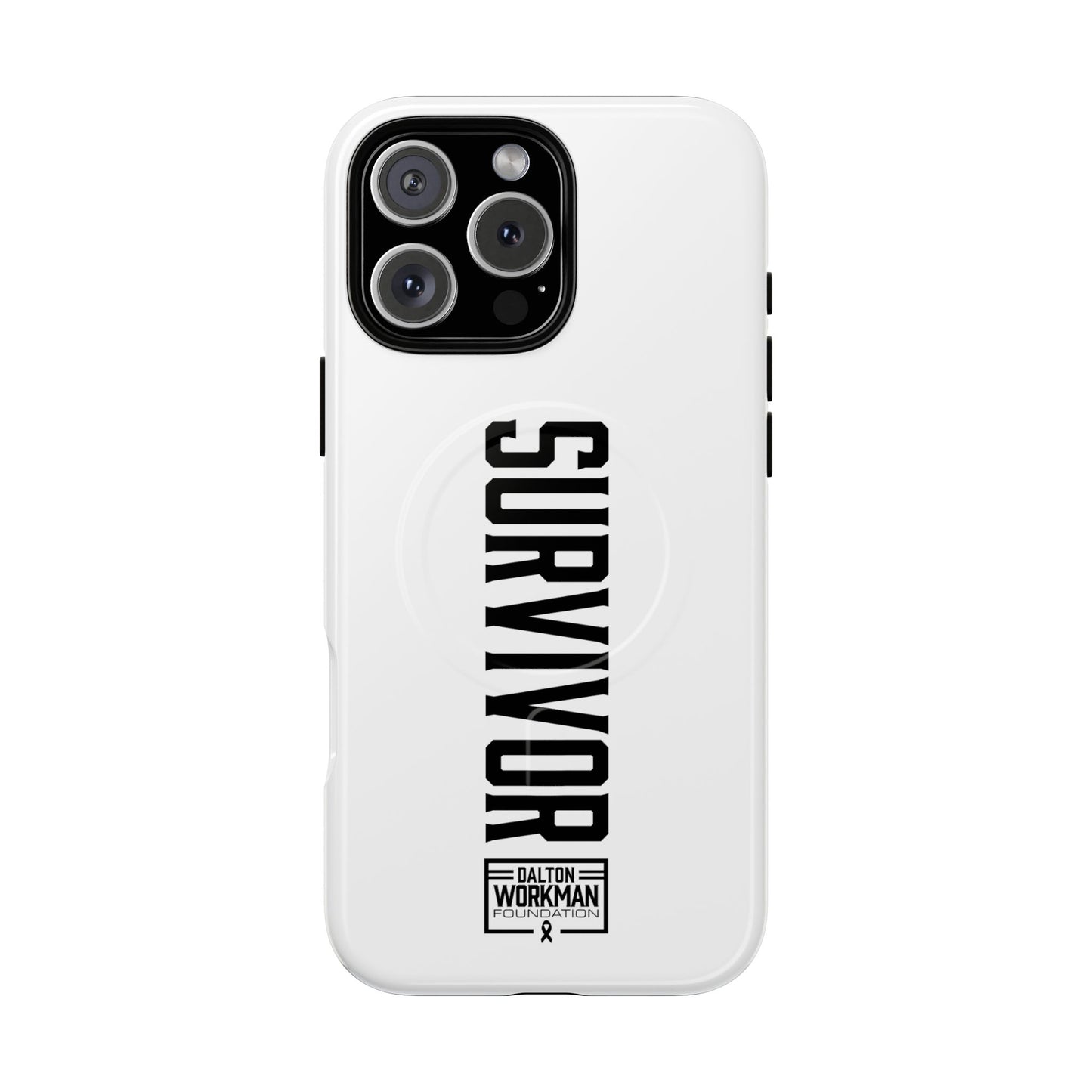 Tough Magnetic iPhone Case - "Survivor" by Dalton Workman Foundation