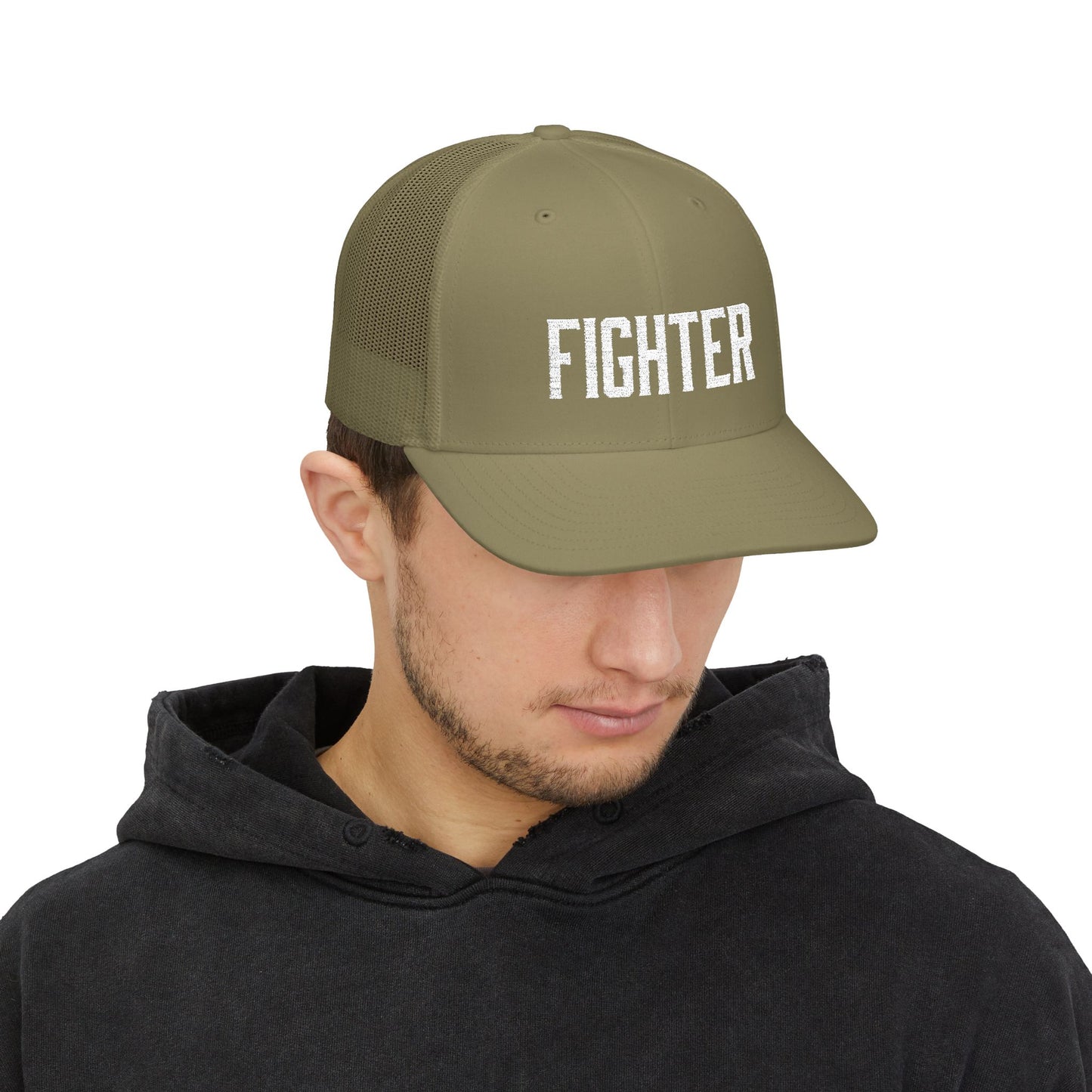 Fighter (White) Richardson Trucker Hat