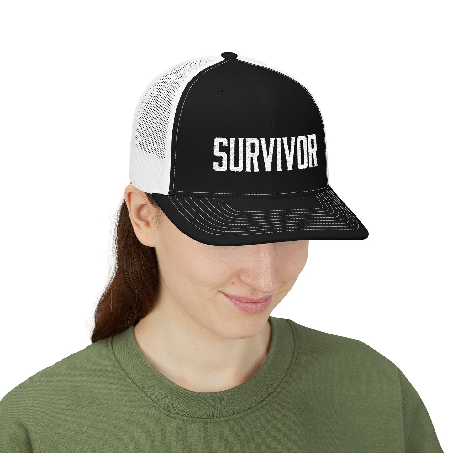 Survivor (White) Richardson Trucker Hat